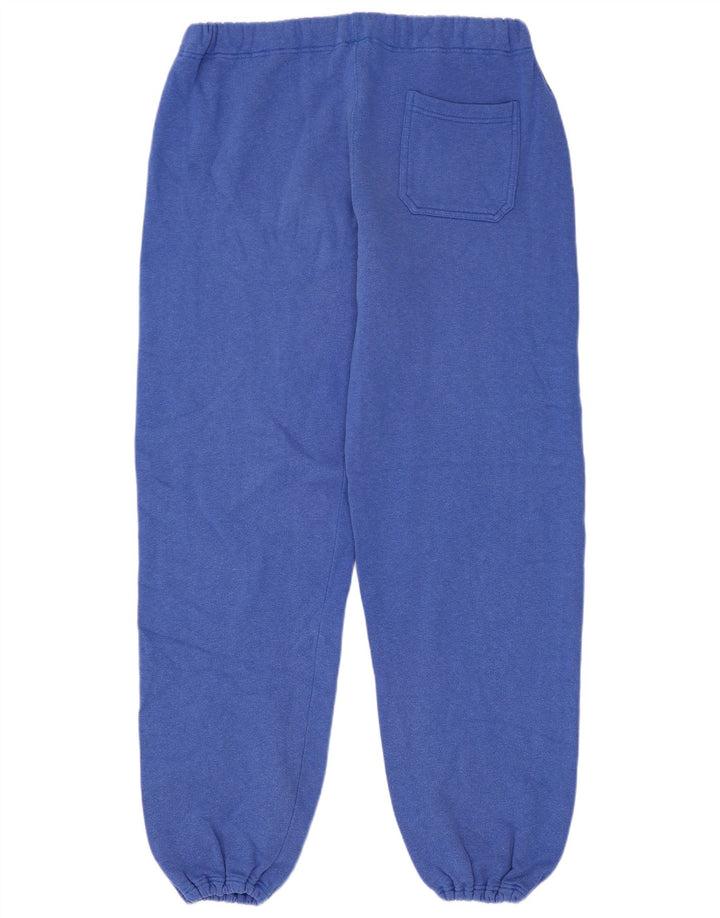 American System Pantaloni de trening grafic pentru bărbați Pantaloni de jogging Bumbac albastru mediu