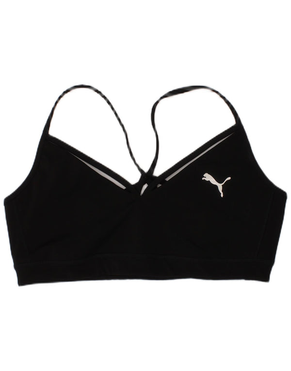 Sutien sport Puma pentru femei, mare, negru, poliester sport