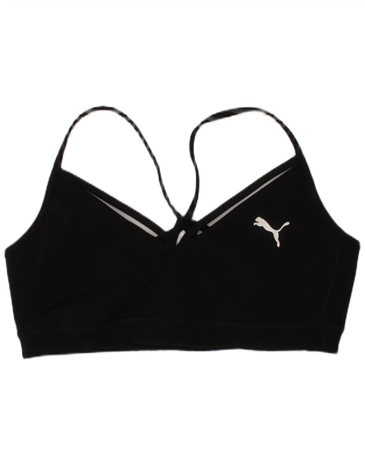 Sutien sport Puma pentru femei, mare, negru, poliester sport