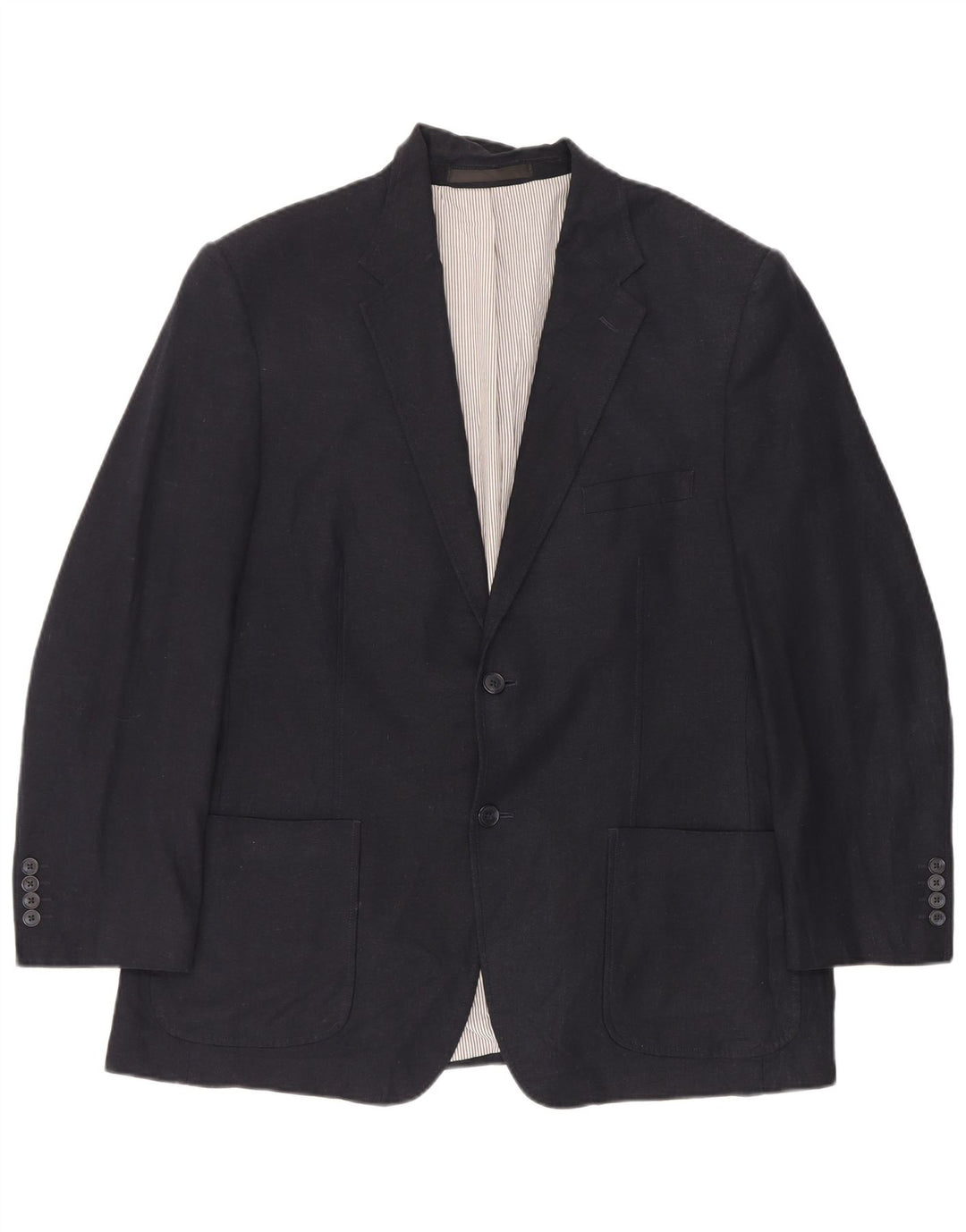 Jachetă pentru bărbați Marks & Spencer, cu 2 nasturi, UK 44 XL, in albastru bleumarin