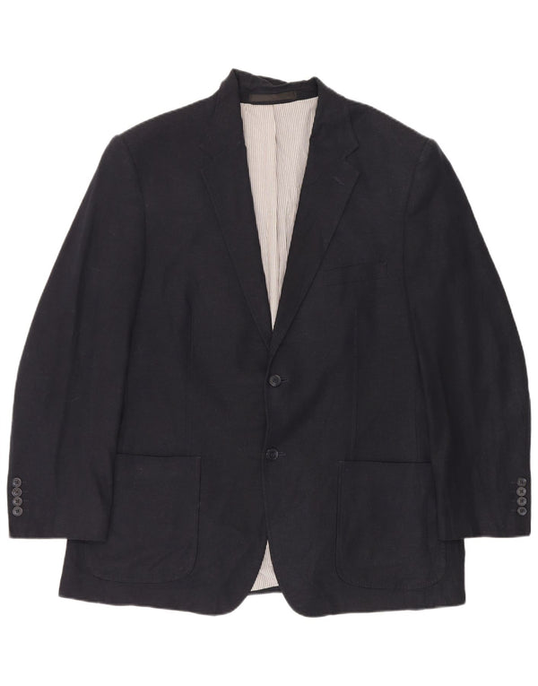Jachetă pentru bărbați Marks & Spencer, cu 2 nasturi, UK 44 XL, in albastru bleumarin