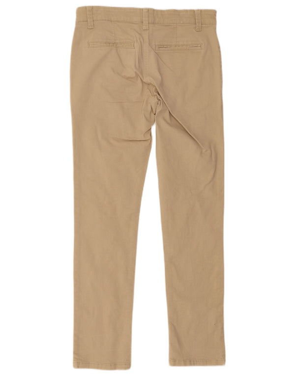 Pantaloni chino slim pentru băieți Benetton 11-12 ani 2XL W30 L28 bej bumbac