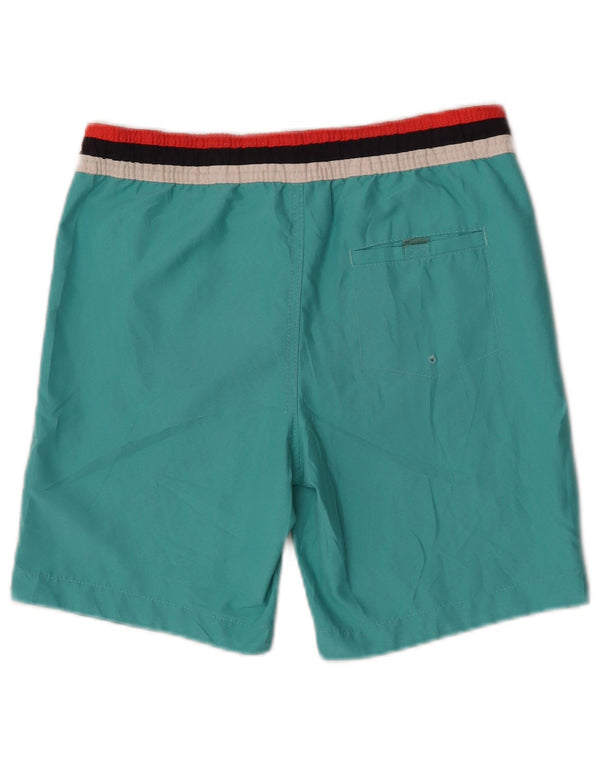 Tommy Hilfiger Boys Swimming Shorts 11-12 Years Turquoise Colourblock