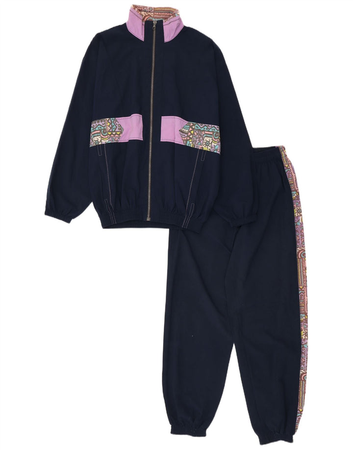 Trening Vintage pentru femei UK 10 Small Bleumarin Geometric Poliamidă