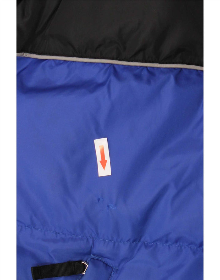 Jachetă căptușită pentru bărbați Fila Regular Fit UK 38 Medium Blue Colorblock Nylon