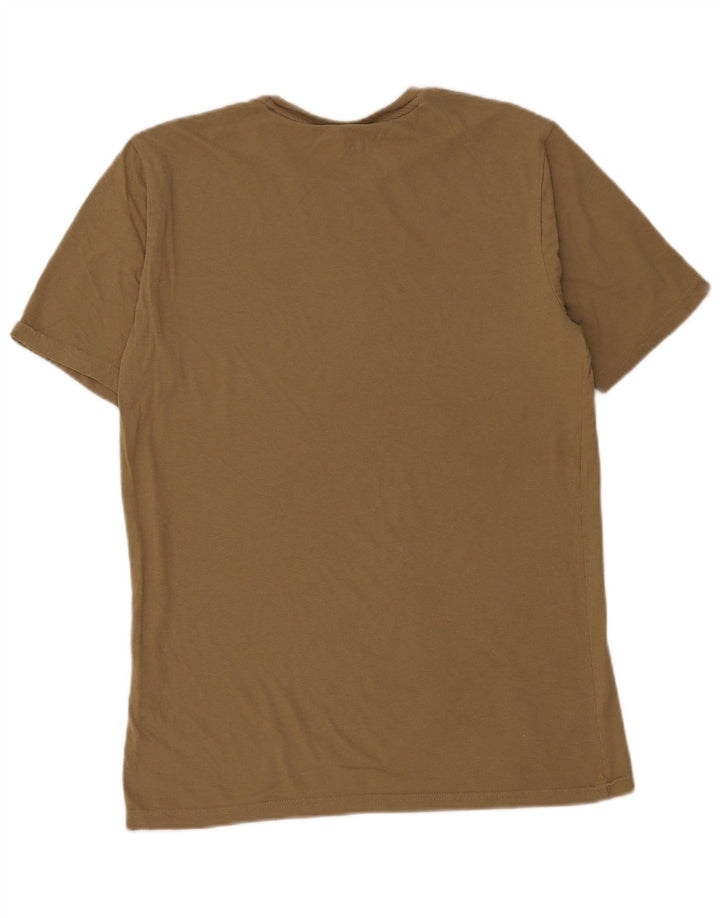 Tricou pentru bărbați UNDER ARMOUR Top mic din bumbac kaki
