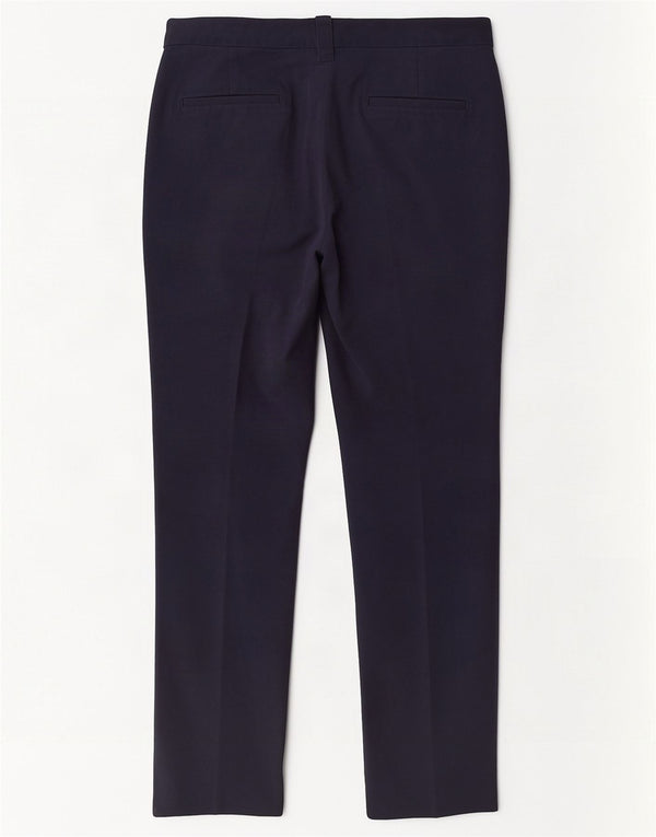 Laura Ashley Pantaloni chino subțiri pentru femei UK 14 Medium L34 L28 Bleumarin
