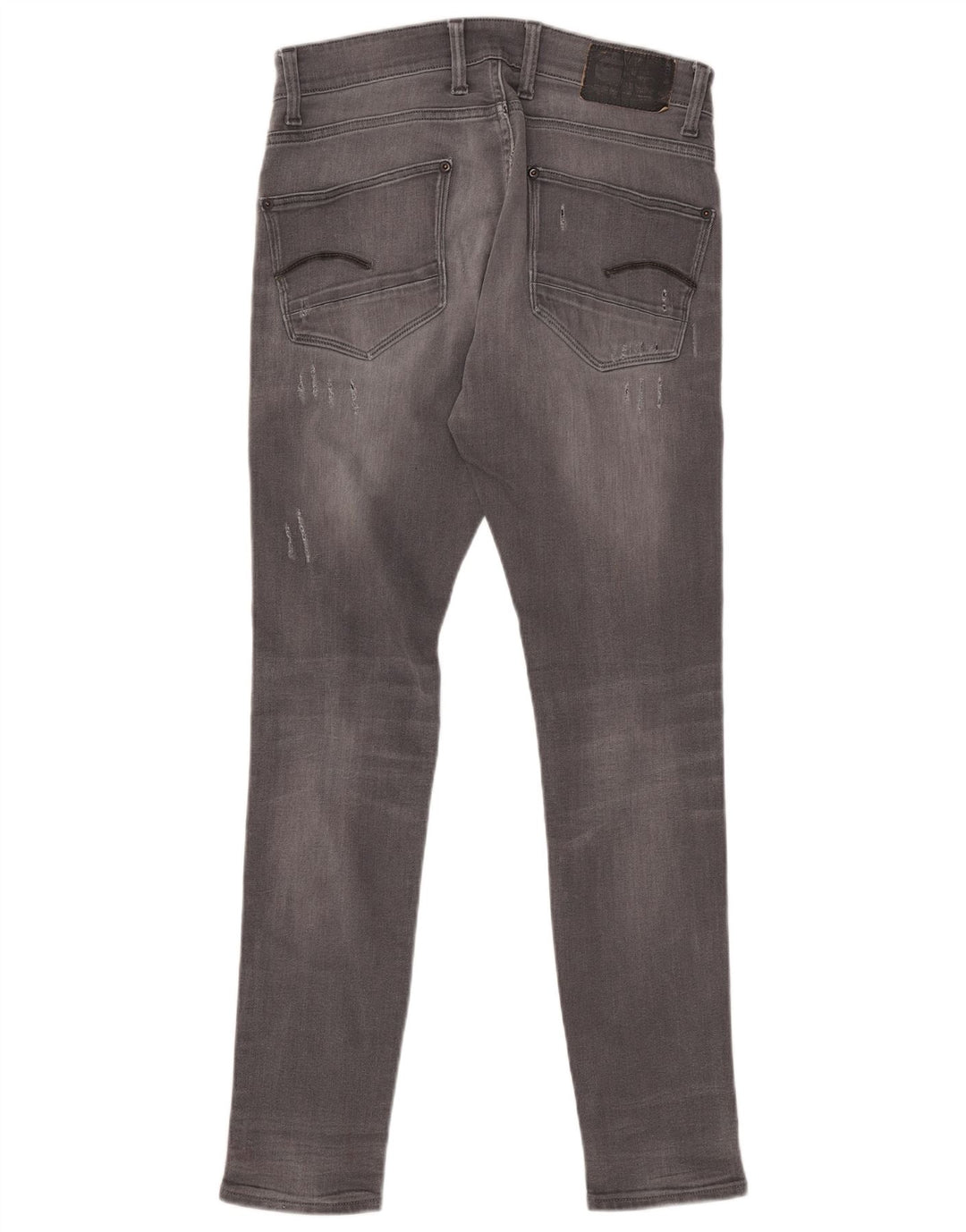 Blugi super slim G-STAR Revend pentru bărbați Distressed W32 L34 bumbac gri