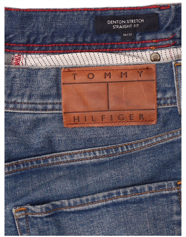 TOMMY HILFIGER Blugi pentru bărbați Denton Straight W30 L32 Bumbac albastru