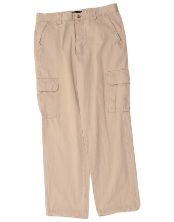 Pantaloni cargo drepti pentru bărbați Lee L34 L32 bumbac bej