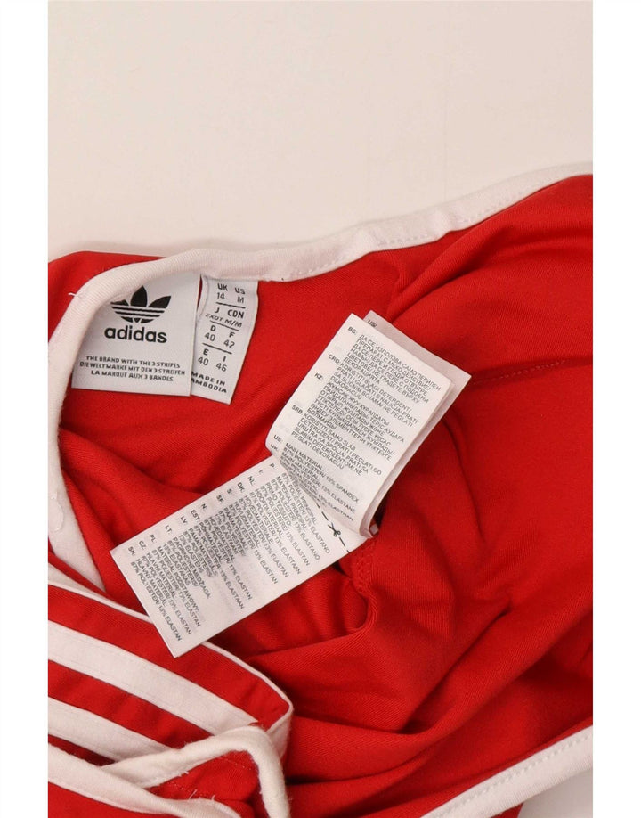 Costume de baie Adidas pentru femei UK 14 Medium Red Poliester Sports