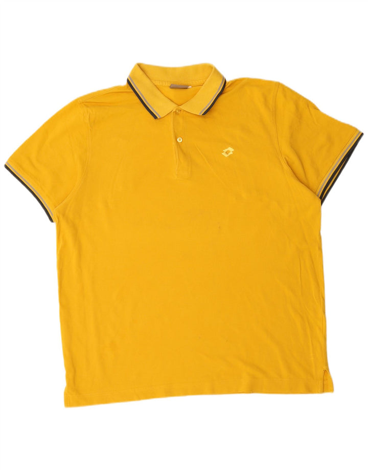 Tricou polo pentru bărbați Lotto XL Galben