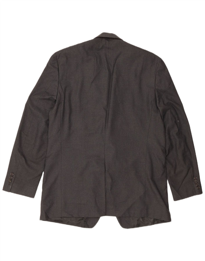 Jachetă Blazer pentru bărbați Chaps cu 2 nasturi UK 44 2XL Poliester gri