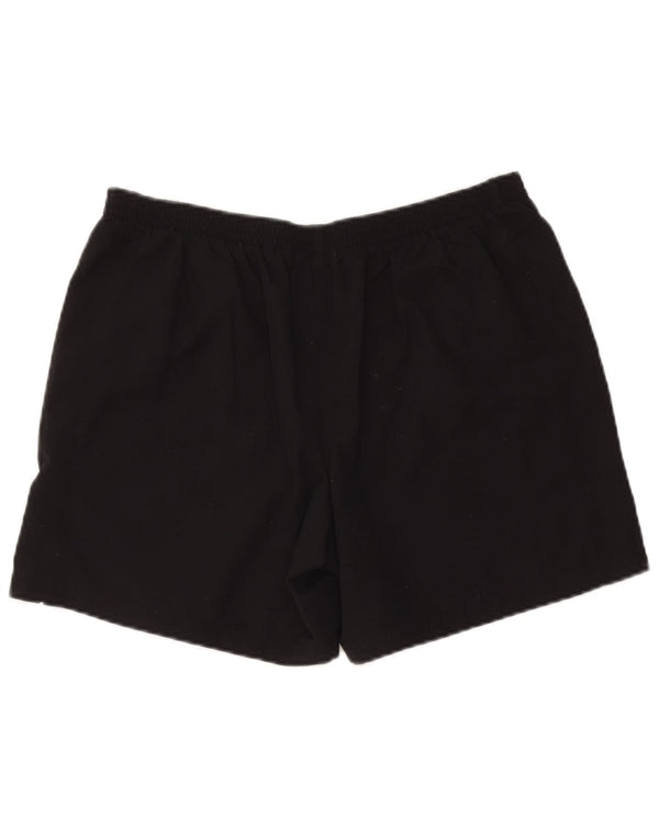 Pantaloni scurți sport Adidas pentru femei UK 18 XL poliester negru