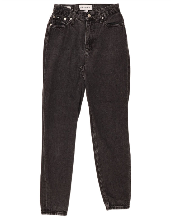 Blugi slim pentru femei CALVIN KLEIN W25 L27 bumbac negru