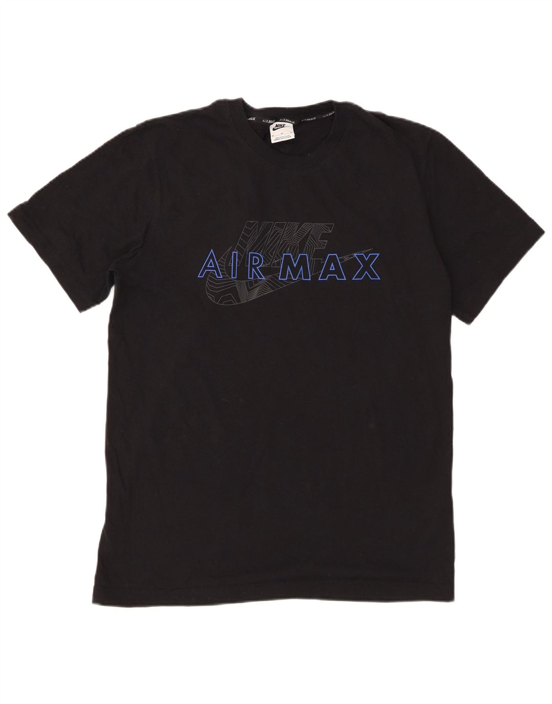 Tricou grafic Nike pentru bărbați Top mediu negru bumbac