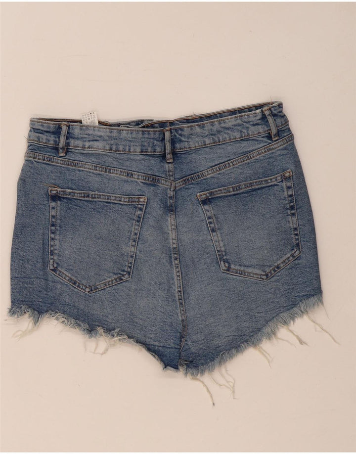 Pantaloni scurți din denim pentru femei Zara EU 36 XL W36 Bumbac albastru