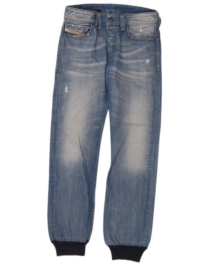 Pantaloni de jogging pentru femei Diesel Blugi subțiri W26 L29 Bumbac albastru