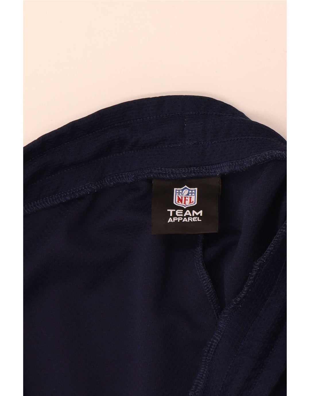 Pantaloni scurți sport grafic NFL pentru bărbați, medii, albastru marin, blocuri de culoare