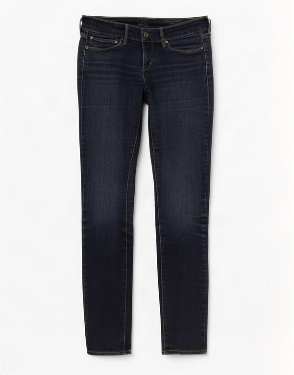 Blugi skinny Levi's pentru femei cu talie joasă W28 L32 bumbac albastru