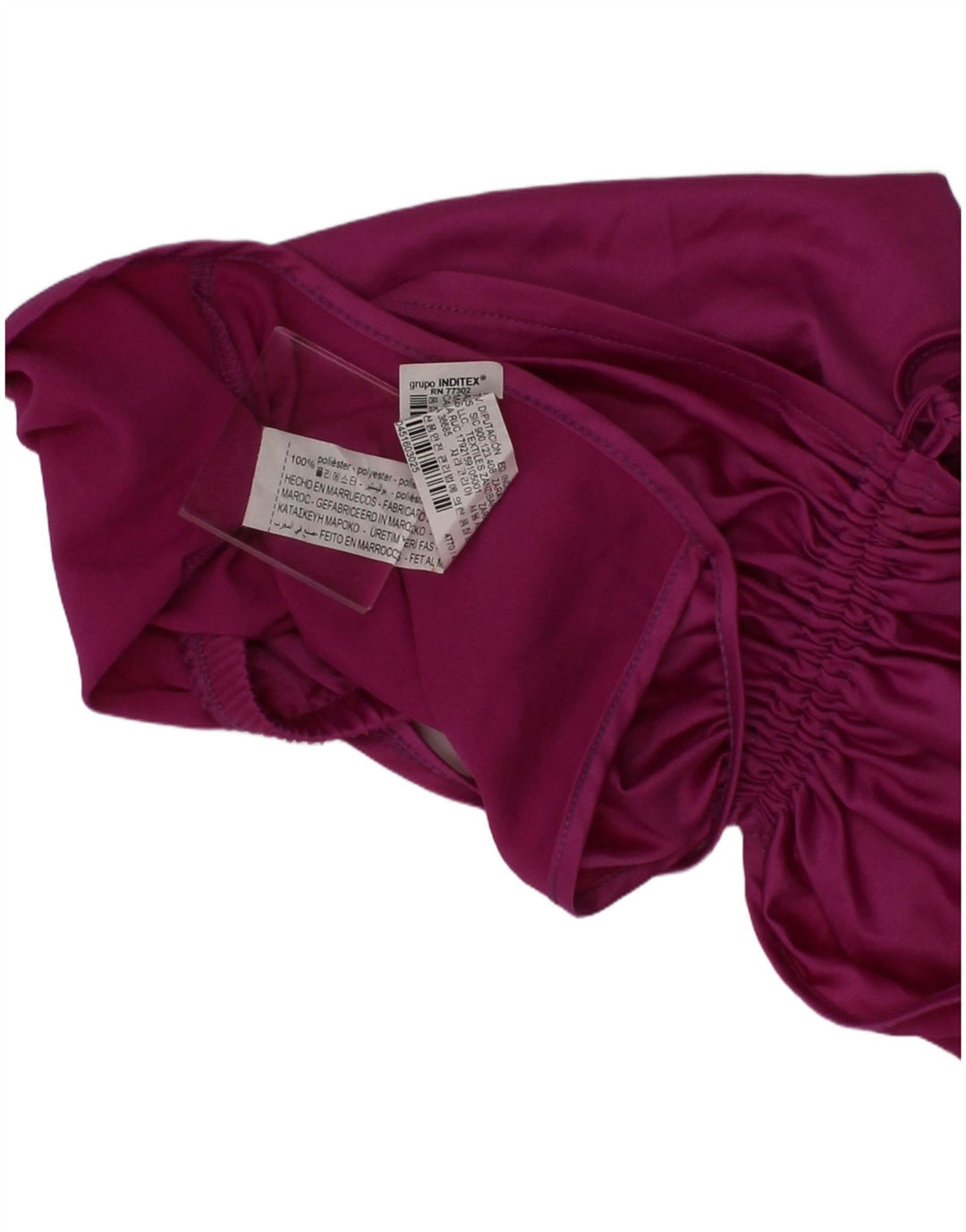 Top Crop pentru Damă Zara Mic Violet Poliester