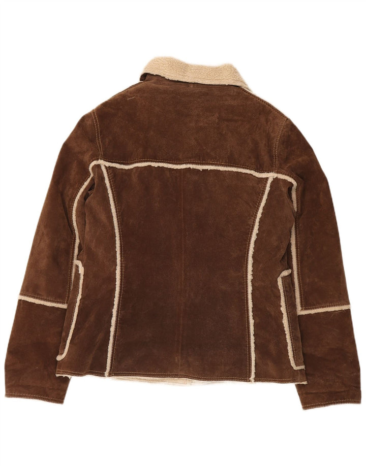 Jachetă din shearling pentru femei Conbipel IT 48 XL piele maro