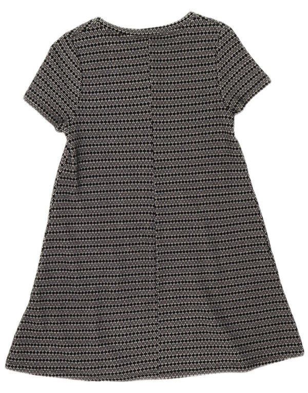Rochie tunică cu mâneci scurte pentru femei Zara UK 8 Mic Negru Geometric