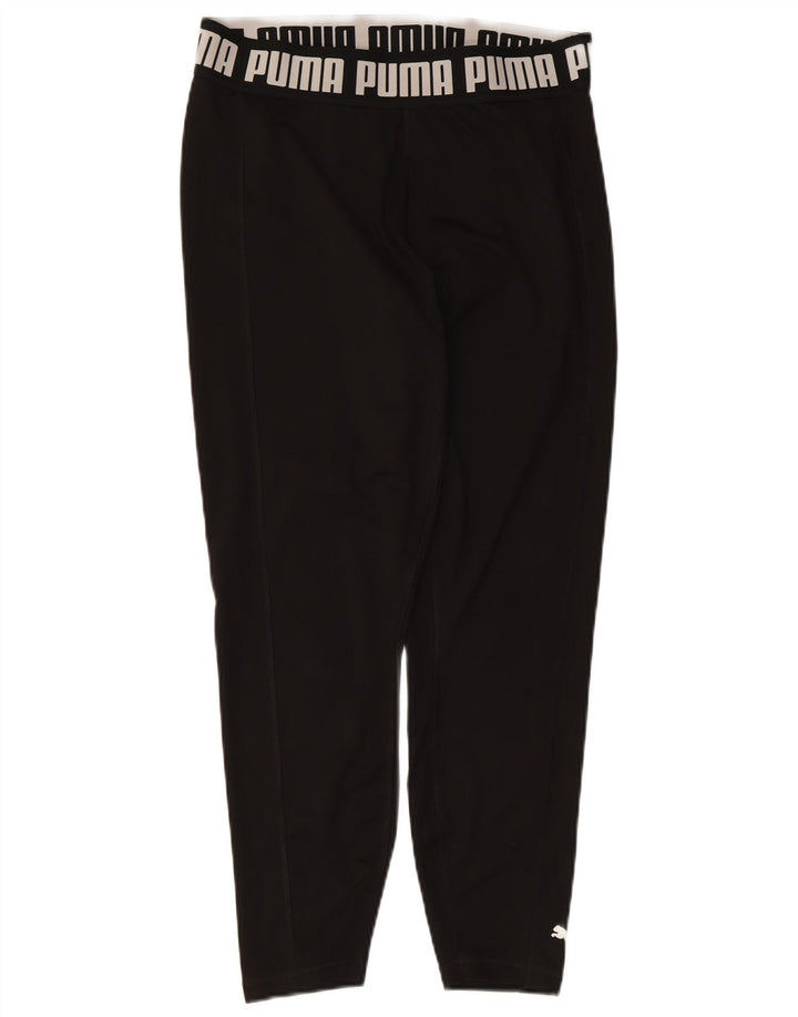 Leggings crop grafic Puma pentru femei UK 14 Large Black