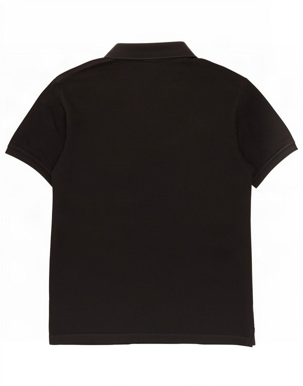 Tricou polo pentru bărbați Lacoste Slim Fit Mărimea 7 2XL Bumbac negru