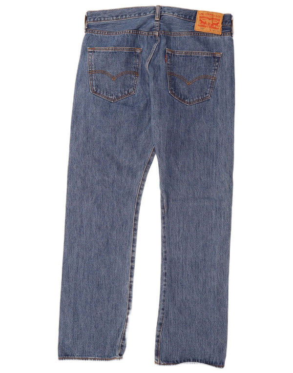 Blugi 501 drepti pentru bărbați Levi's W34 L32 Bumbac albastru