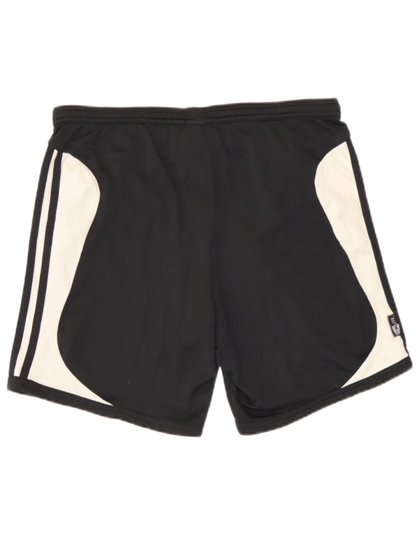 Pantaloni scurți sport pentru bărbați Adidas, medii, negru, poliester color bloc