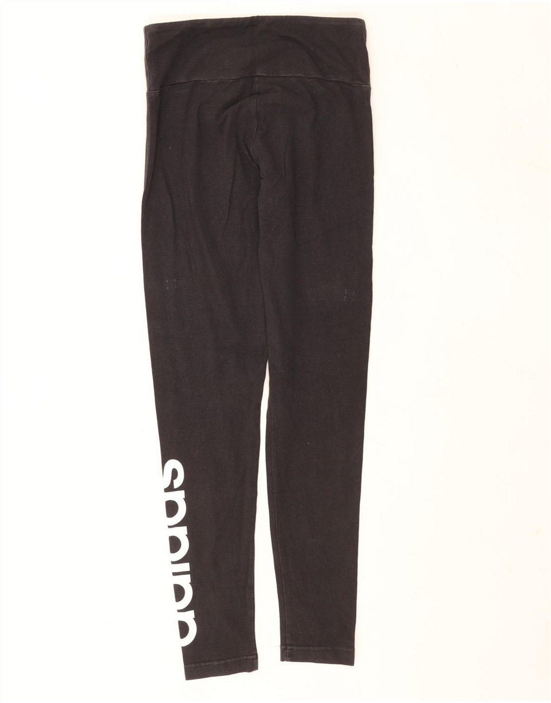 Leggings grafic Adidas pentru femei UK 8/10 Small Black