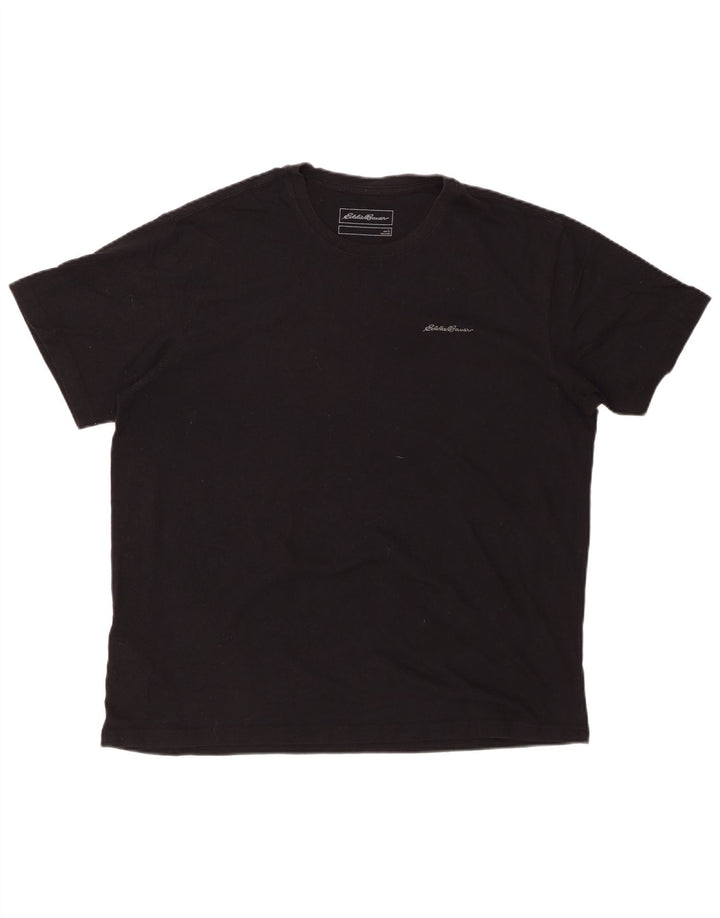 EDDIE BAUER Tricou pentru bărbați Top mare din bumbac negru