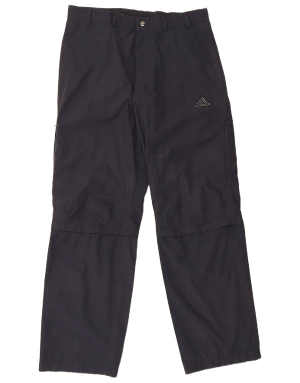 Pantaloni cargo drepti pentru bărbați Adidas Mediu W32 L31 Poliester bleumarin