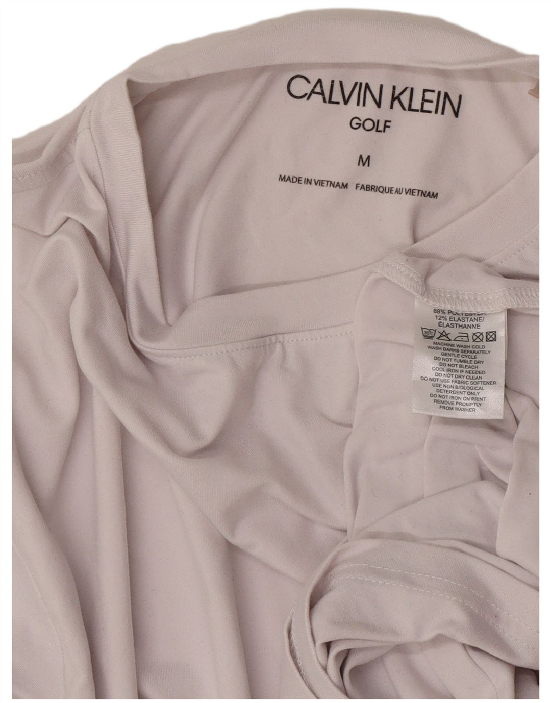 Tricou de golf Calvin Klein pentru bărbați Top din bumbac gri mediu