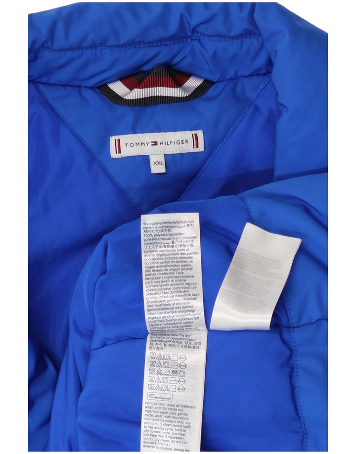 Jachetă căptușită Tommy Hilfiger pentru femei UK 20 2XL Albastru Poliester