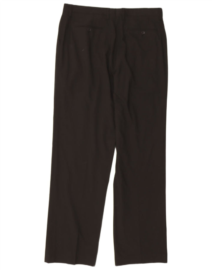 NAUTICA Pantaloni de costum pentru bărbați Rigger Pegged Classic Fit L36 L34 Negri