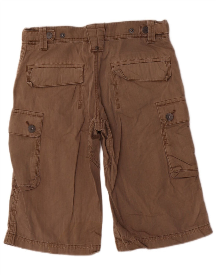 Pantaloni scurți cargo pentru băieți Fat Face 11-12 ani W28 bumbac maro