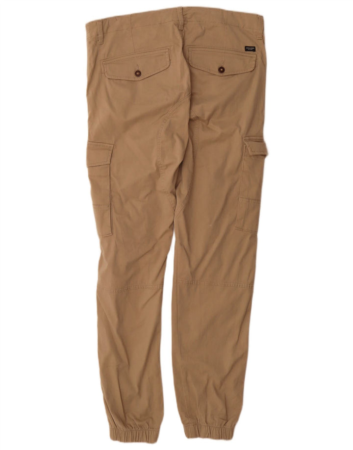 Pantaloni cargo Jack & Jones pentru bărbați, W33 L34, bej