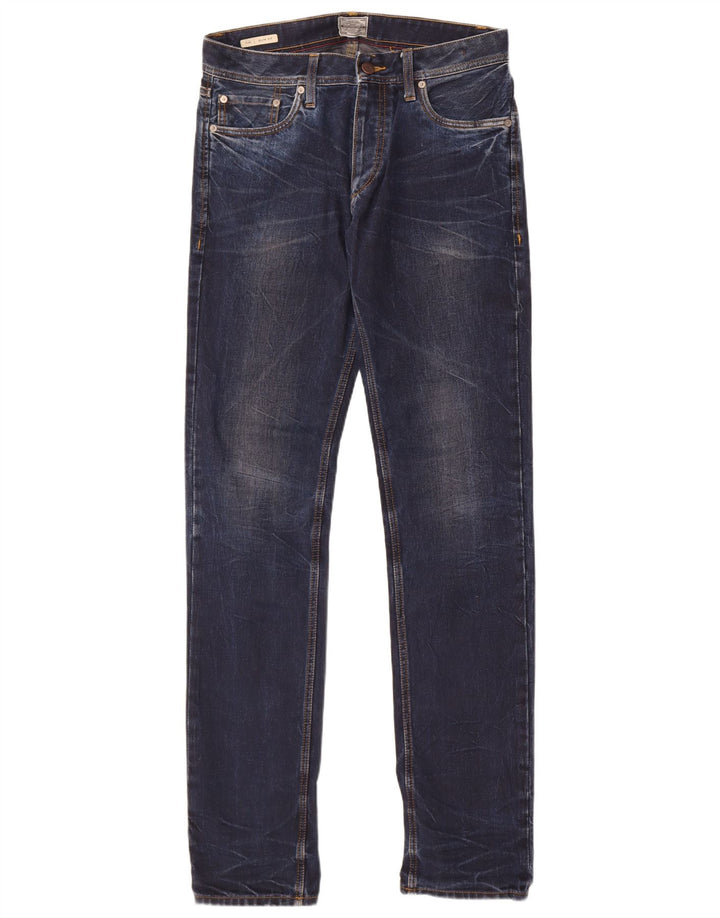 Blugi Jack & Jones Tim Slim pentru bărbați W32 L36 Bumbac albastru