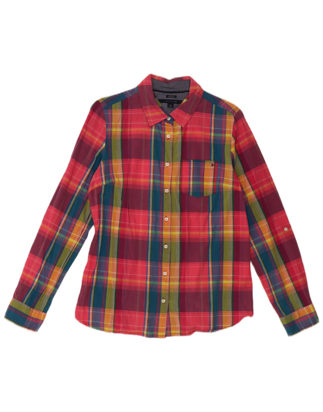 Cămașă pentru femei Tommy Hilfiger Classic Fit UK 12 Medium, multicoloră