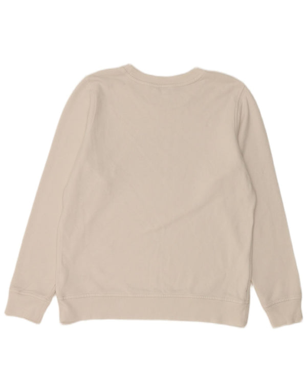 Pulover supradimensionat cu grafic pentru femei Tommy Hilfiger UK 10 Small White