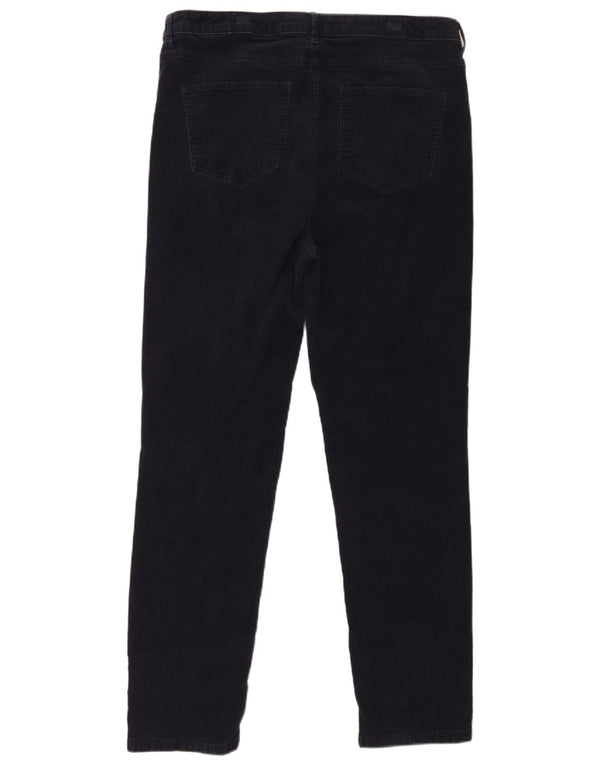 Pantaloni skinny din velur pentru femei Marks & Spencer UK 18 XL W36 L30 bleumarin