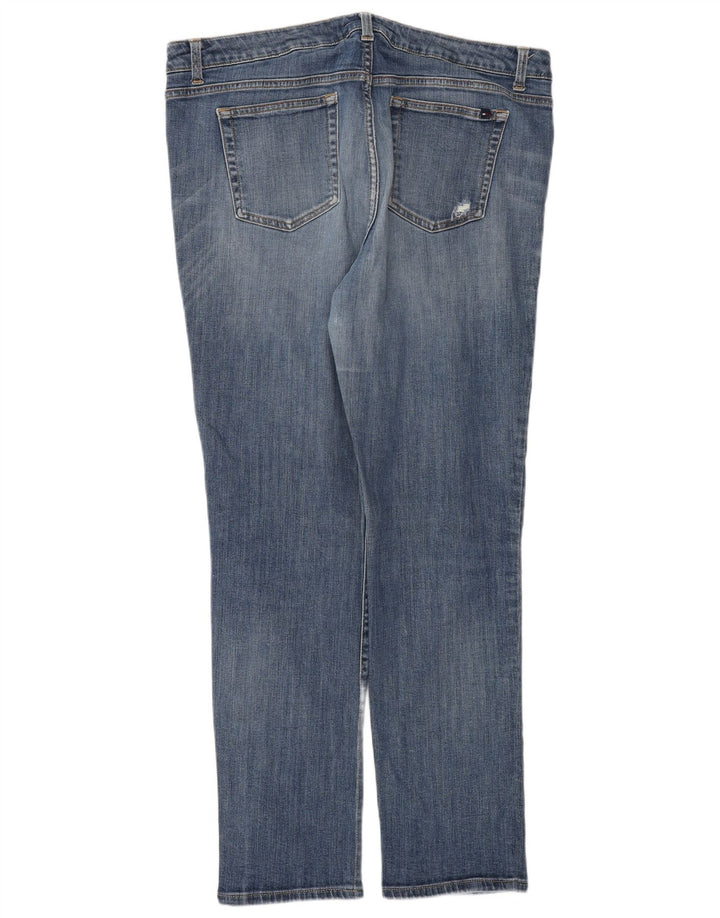 Blugi slim pentru femei Tommy Hilfiger Distressed W36 L31 Bumbac albastru