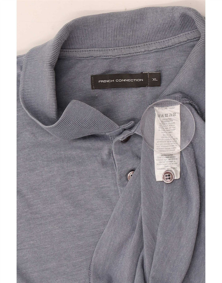 Tricou polo pentru bărbați French Connection XL, bumbac albastru