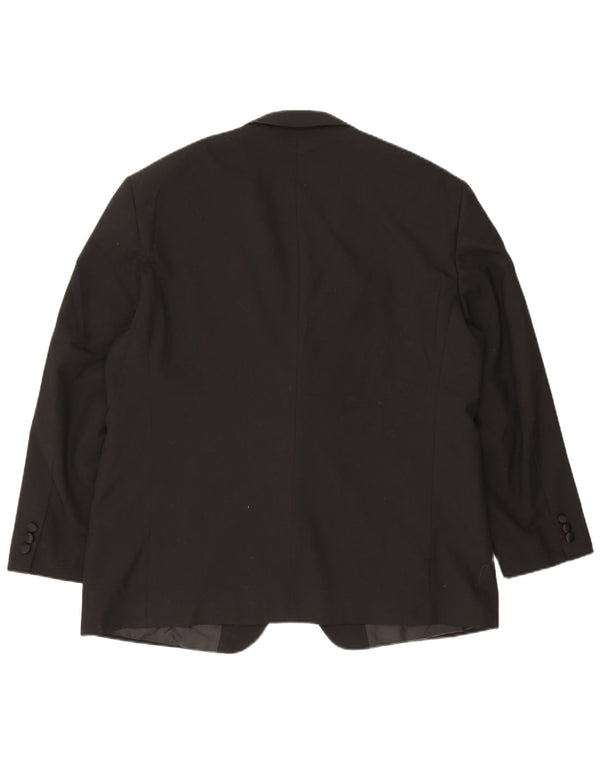 Jachetă pentru bărbați Marks & Spencer cu 2 nasturi, UK 44 XL, poliester negru