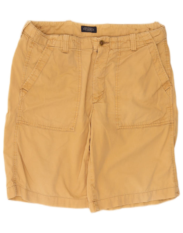 Pantaloni scurți chino vintage pentru bărbați IT 48 Medium W32 Bumbac galben