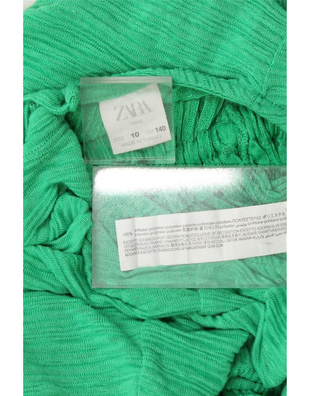 Salopetă Zara Fete 9-10 Ani Poliester Verde