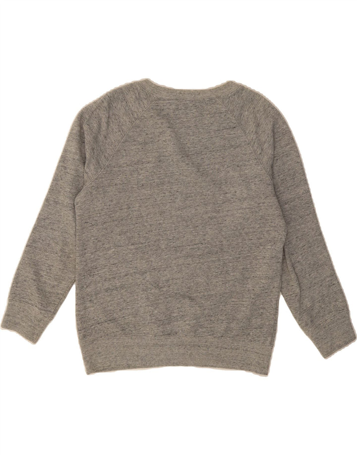 JACK WILLS Womens Oversized Graphic Sweatshirt Jumper UK 10 Small Grey Vintage Jack Wills and Second-Hand Jack Wills from Messina Hembry 
