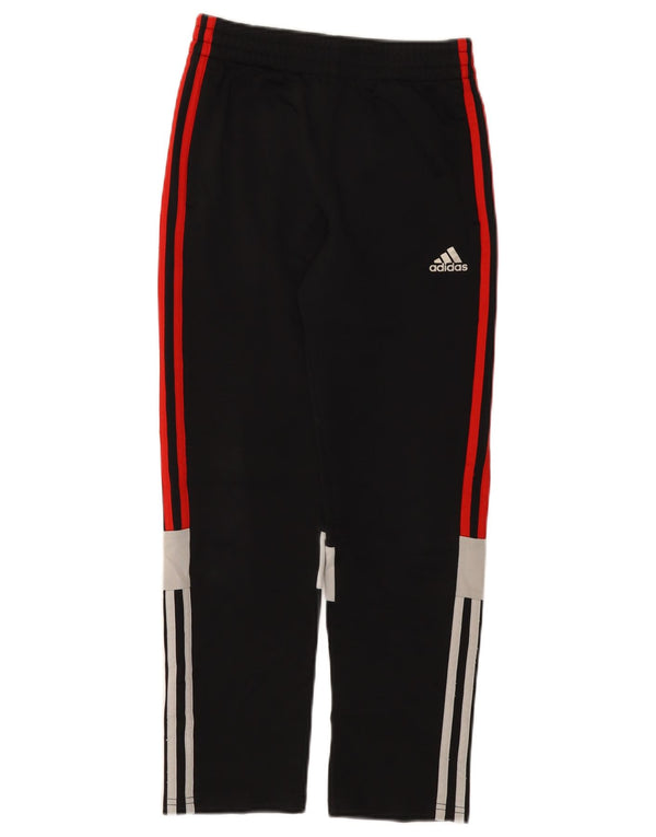 Pantaloni de trening Adidas pentru băieți 9-10 ani, mediu negru, color block